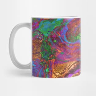 Psychedelic Cosmo Nightmare Glitch Mug